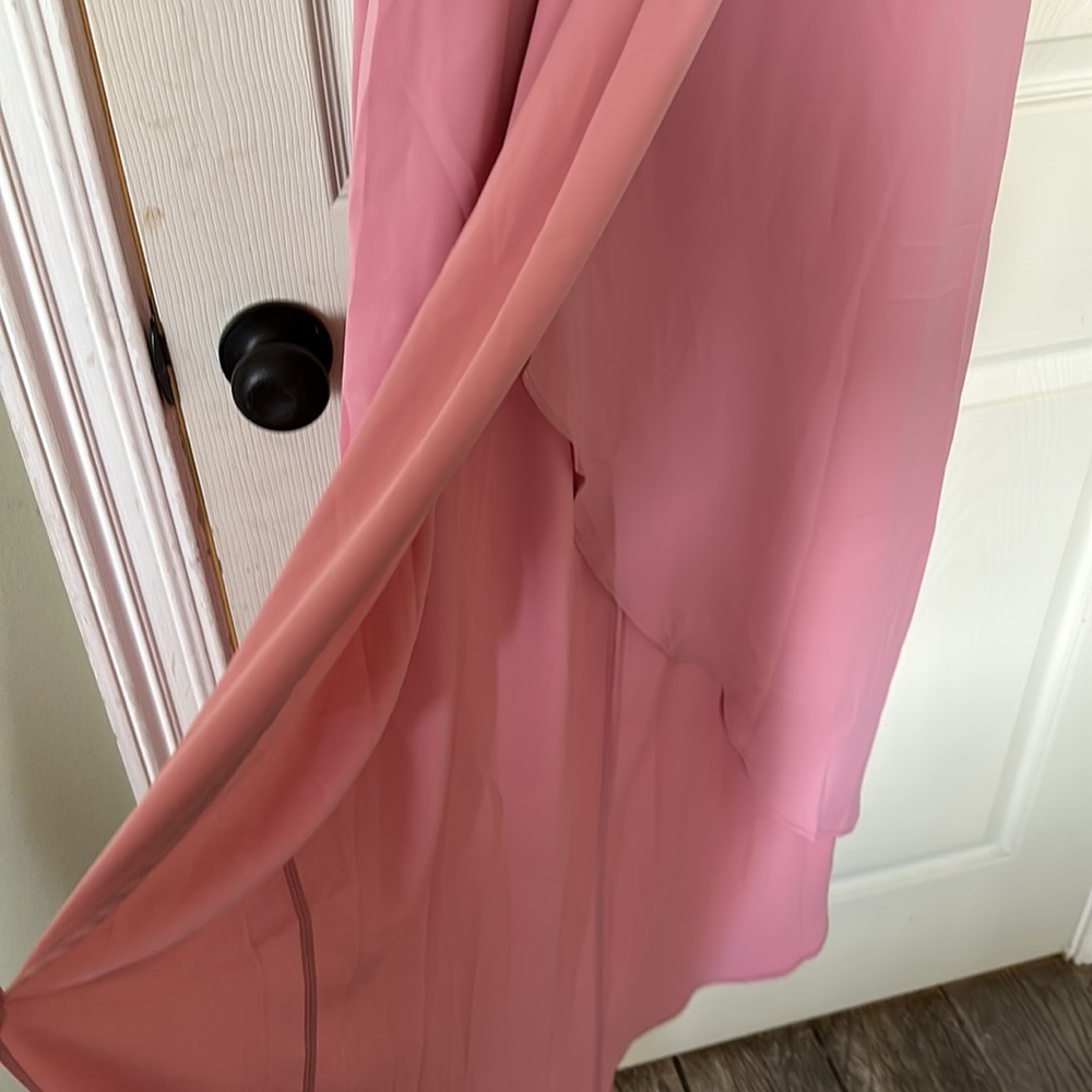 Pink Flowy Sleeveless Dress - Picture 3 of 6